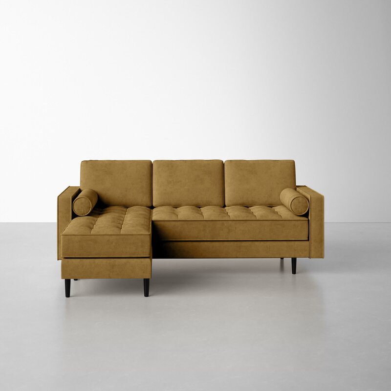 Geo 2 - Piece Upholstered Sectional & Reviews | AllModern